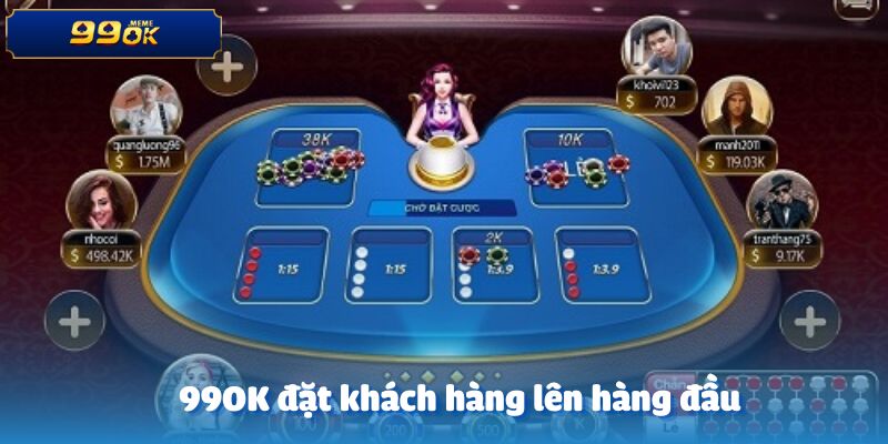 Tại 99OK luôn tận tâm phục vụ khách hàng là ưu tiên hàng đầu